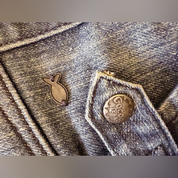 Cocoa Jeans Colombian Jeans Vintage  Size USA 6 Acid Wash Jeans. Pockets Button - Picture 8 of 16